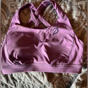 Peloton sports bra purple Medium